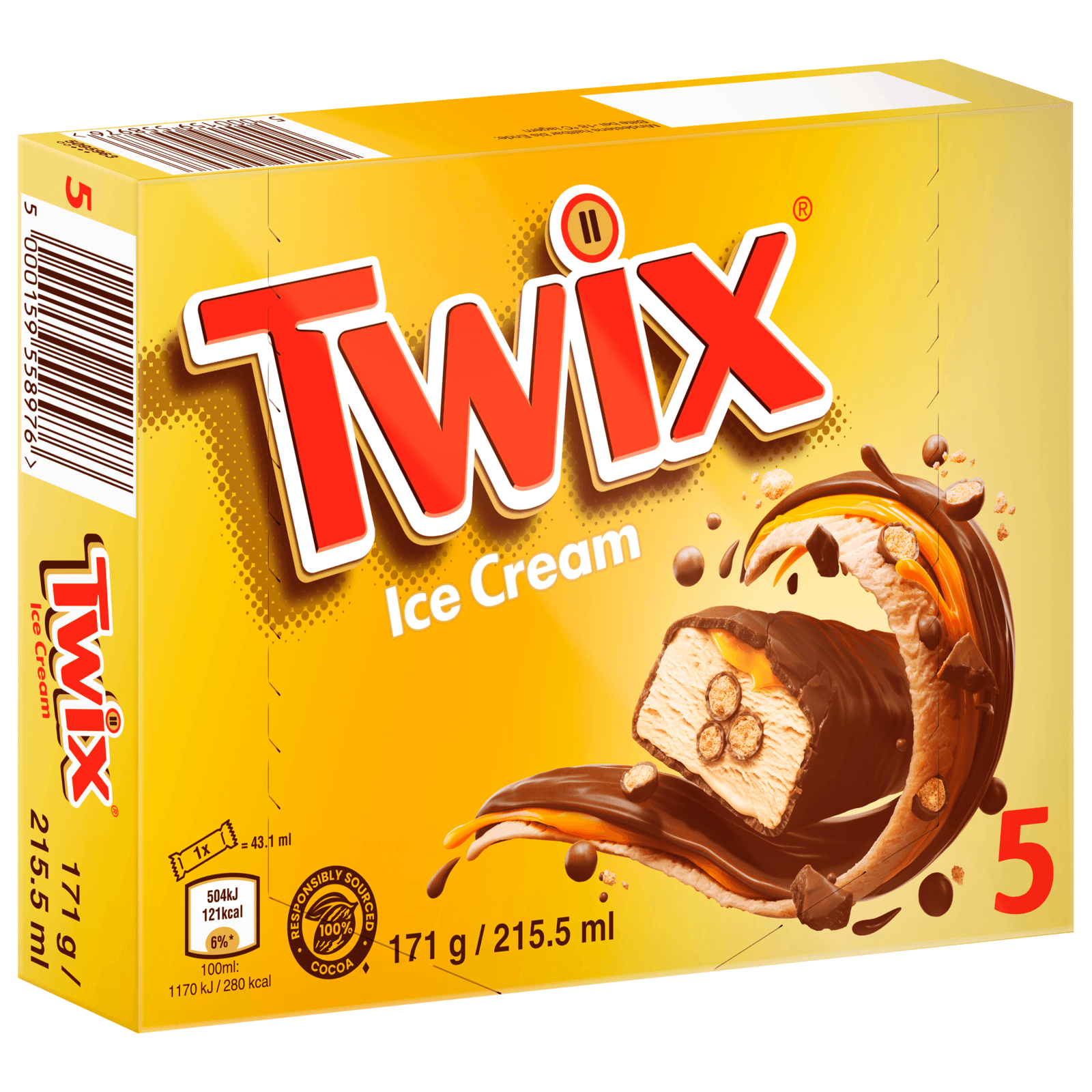 Twix Ice Cream 5x43,1ml