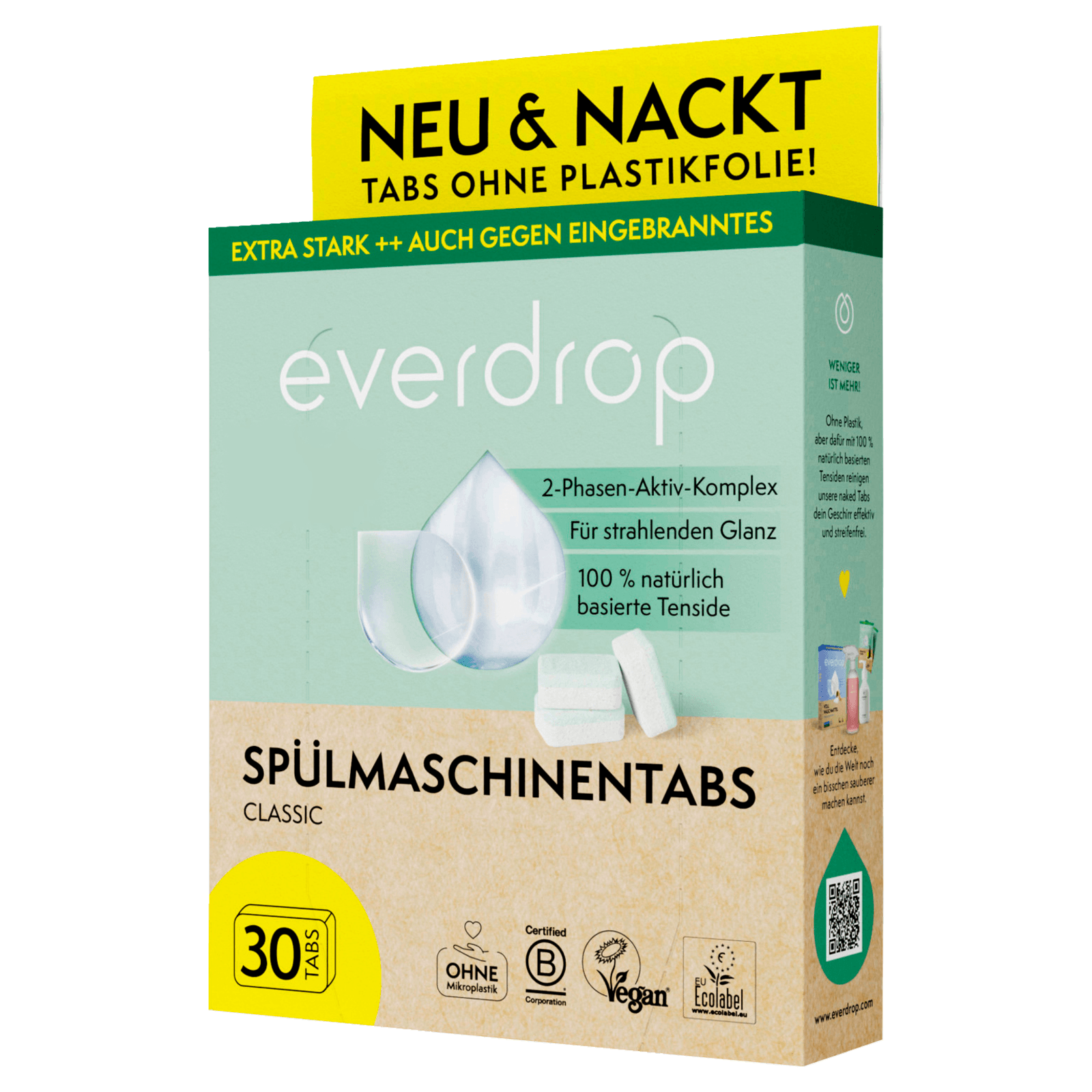 Everdrop Spülmaschinen Tabs Classic 30 Stück