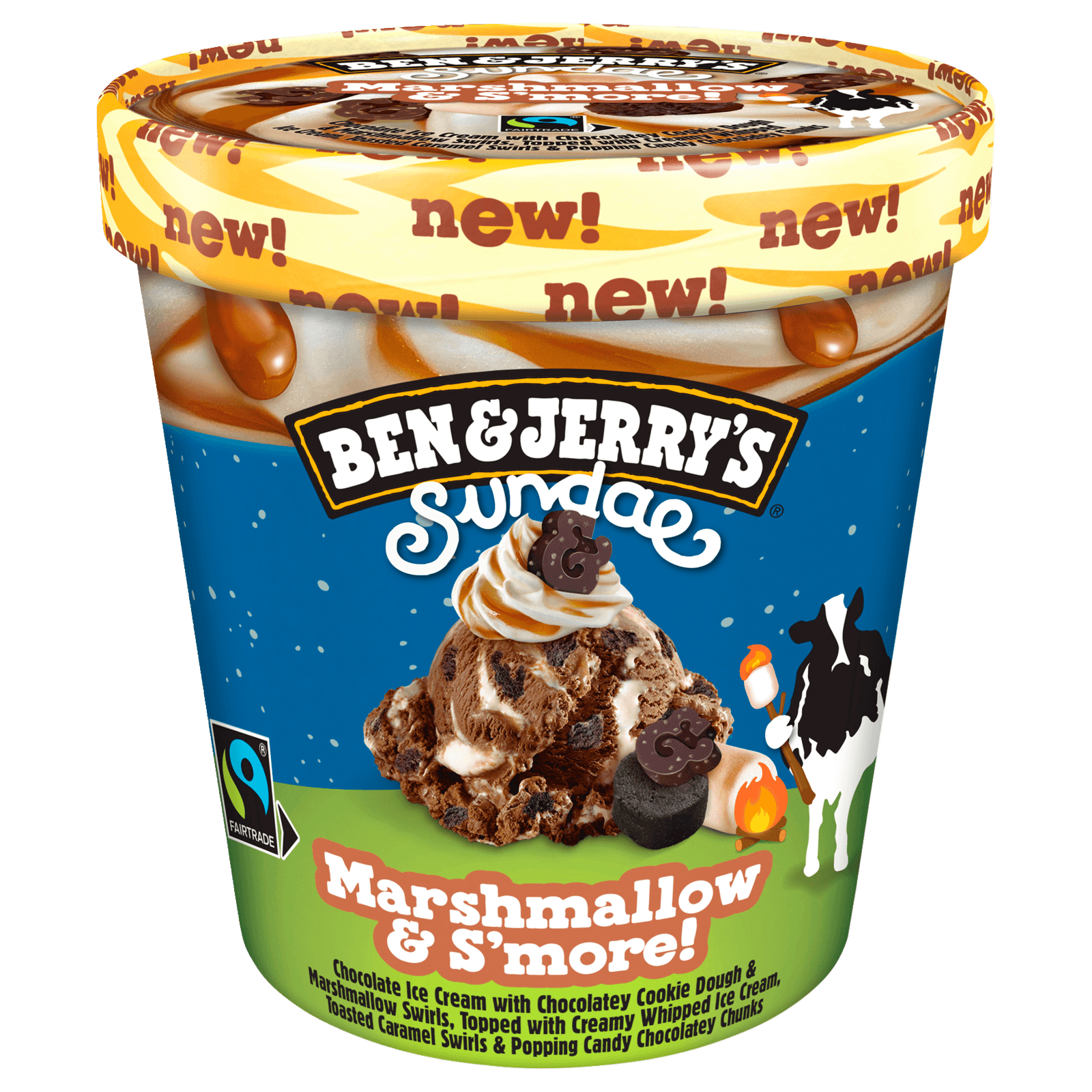 Ben & Jerry's Sundae Marshmallow & S'more 427ml