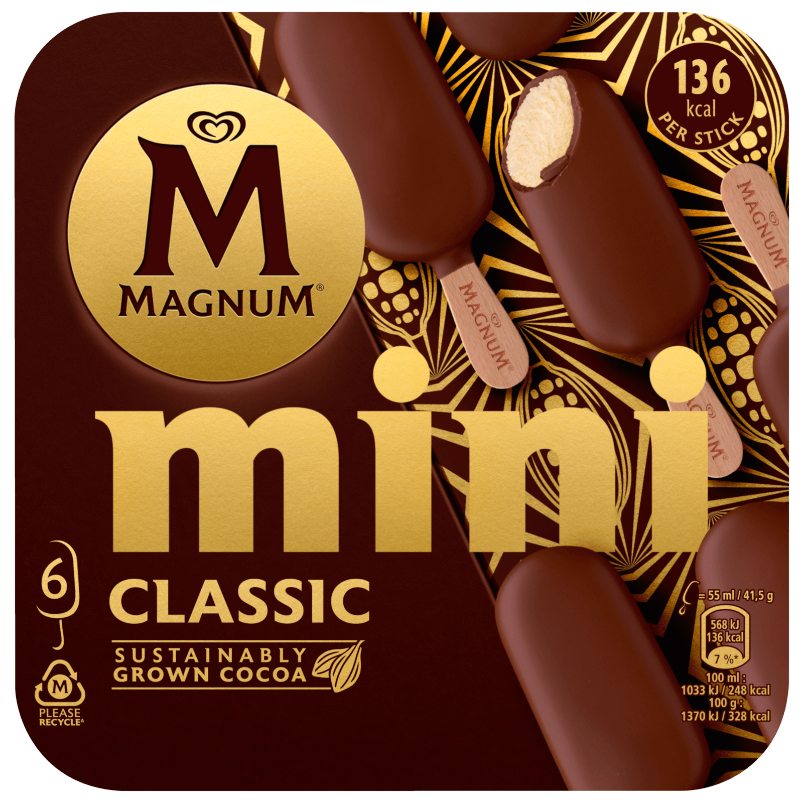 Magnum Eis Mini Classic 6x55ml