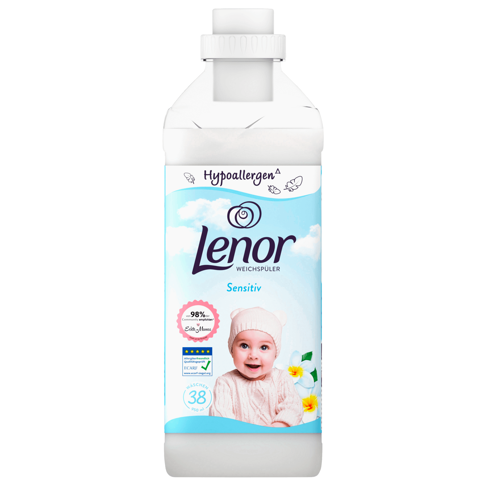 Lenor Weichspüler Sensitiv 950ml 38WL