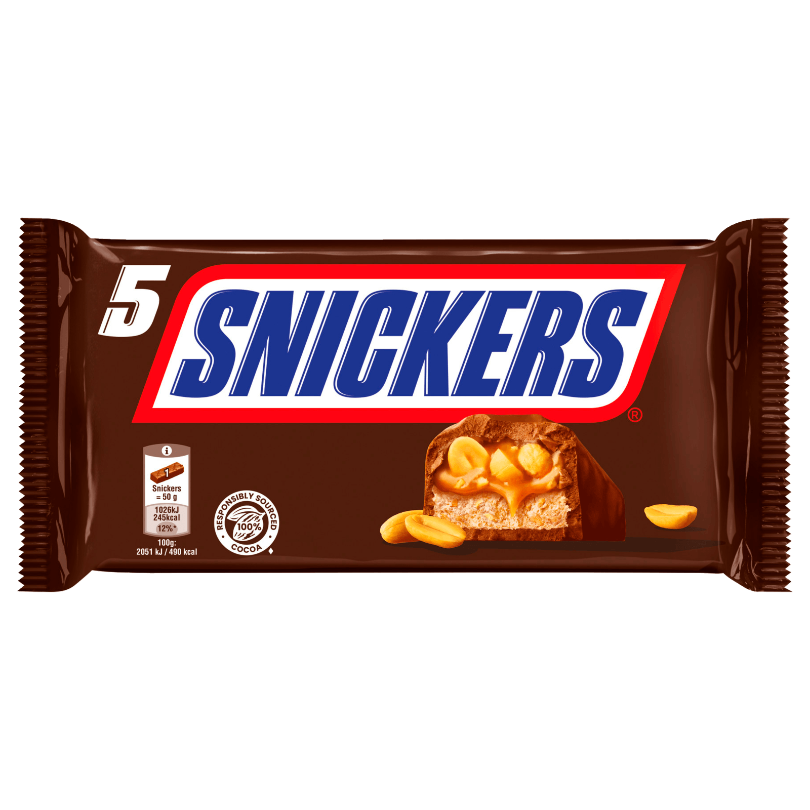 Snickers Schokoriegel 5x50g