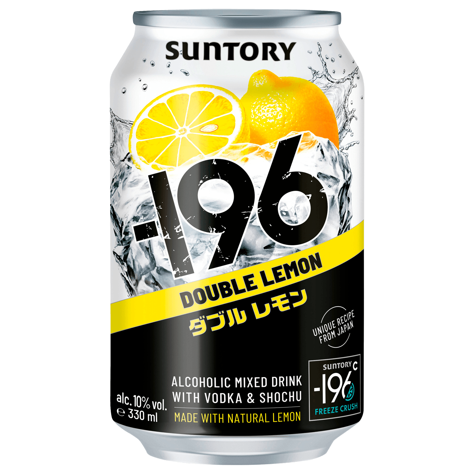 Suntory -196 Vodka Double Lemon 0,33l