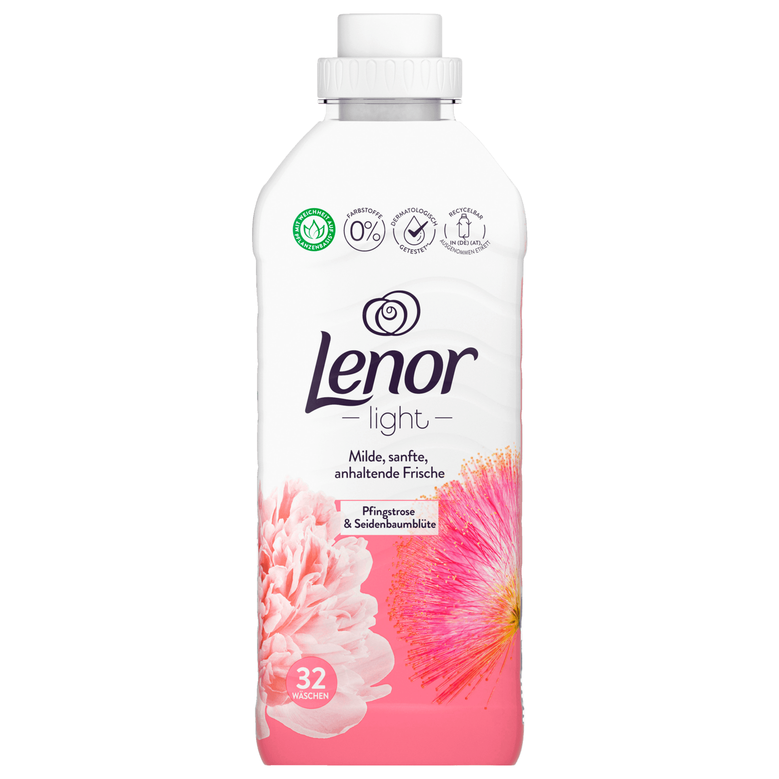 Lenor light Weichspüler Pfingstrose & Seidenbaumblüte 800ml 32WL