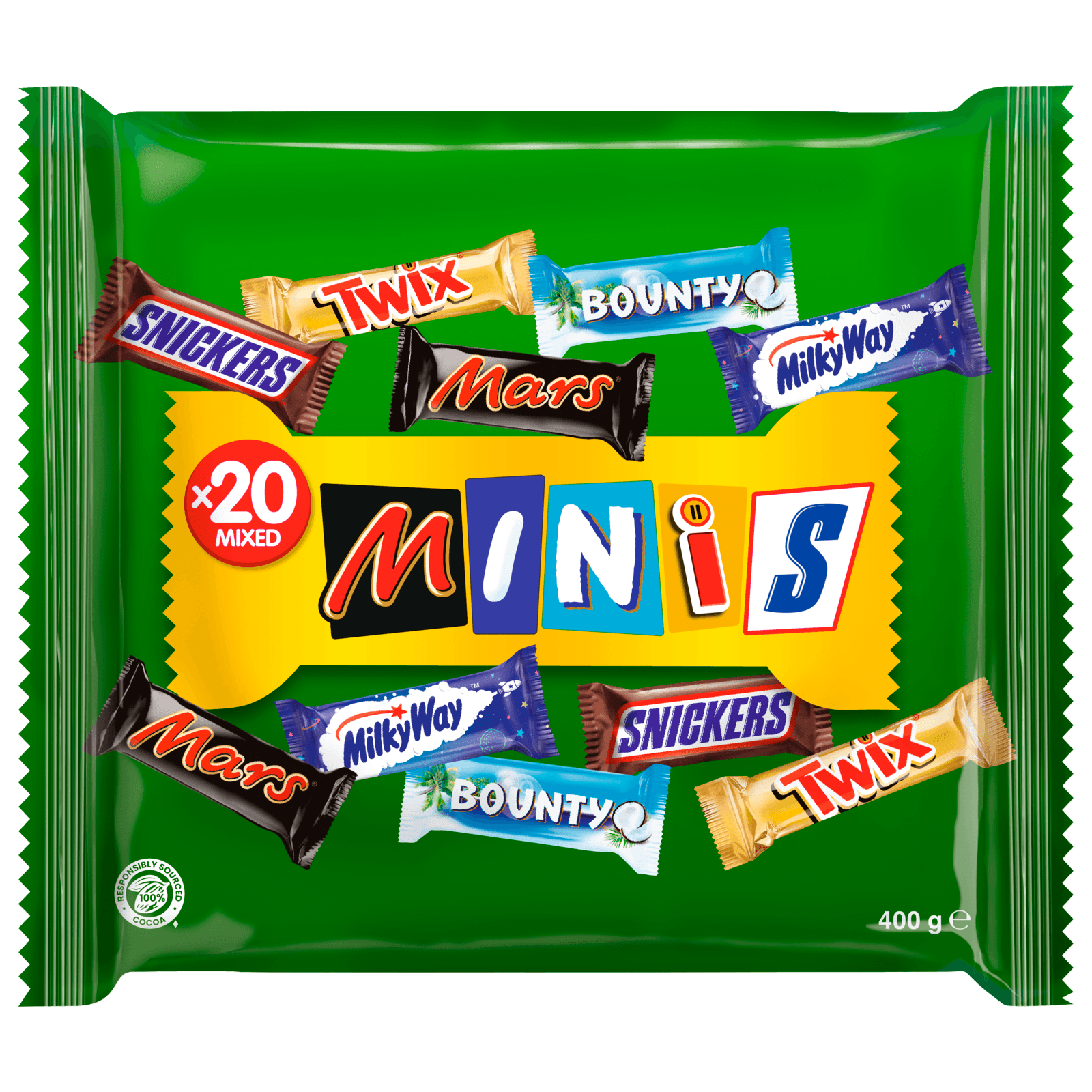 Mars Mixed Minis Schokoriegel 400g