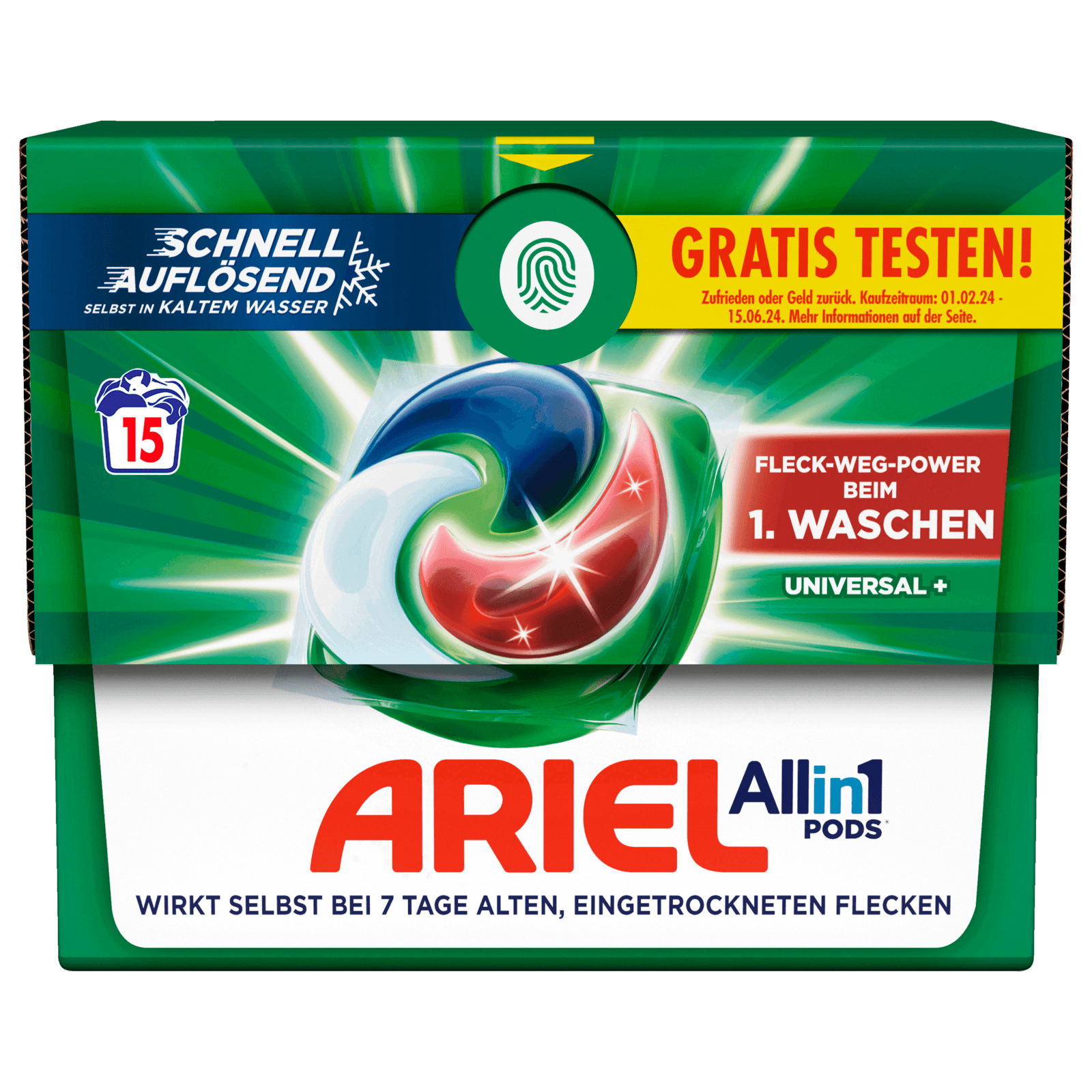 Ariel Universalwaschmittel All-in-1 Pods 321g 15WL