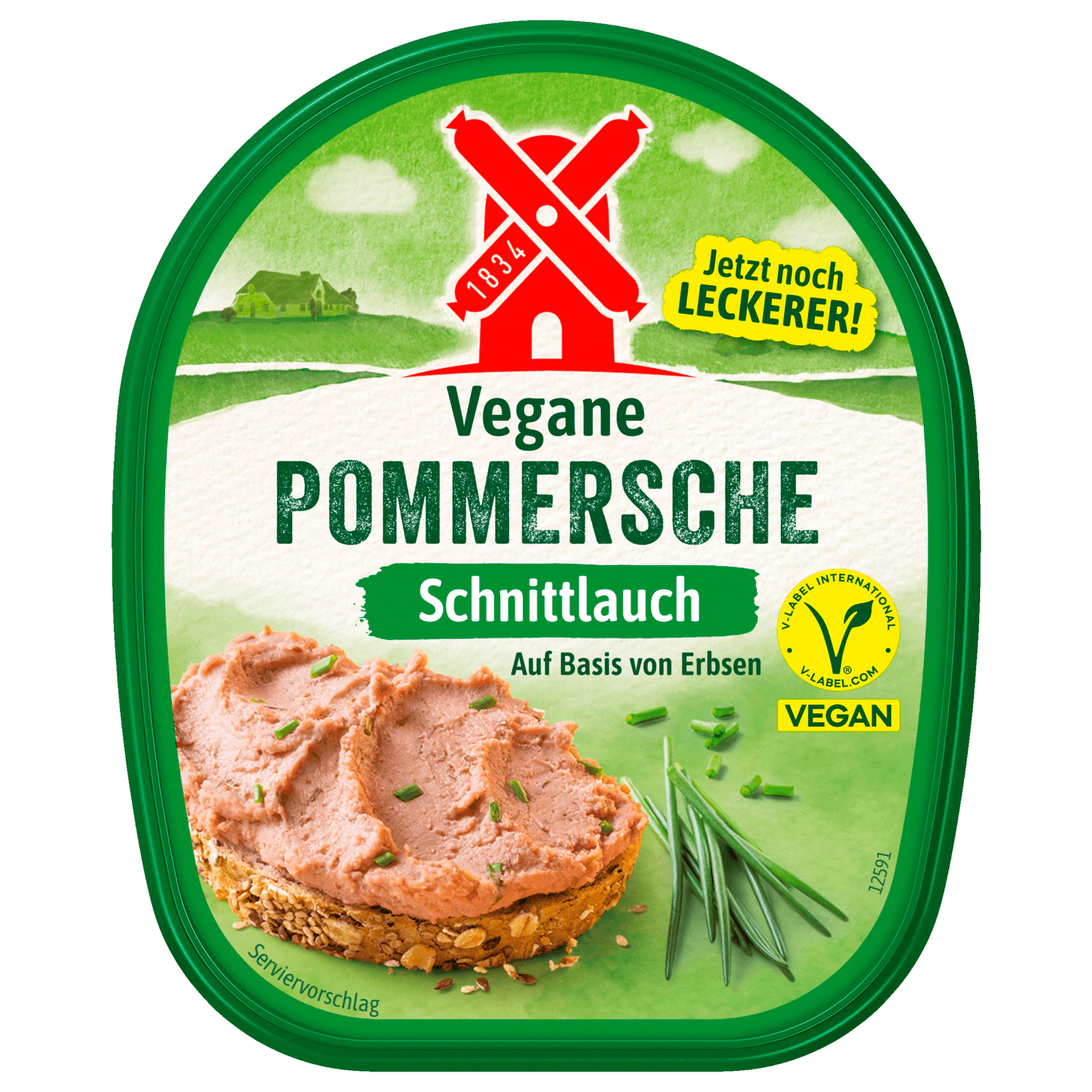 Rügenwalder Mühle Vegane Pommersche Schnittlauch 125g