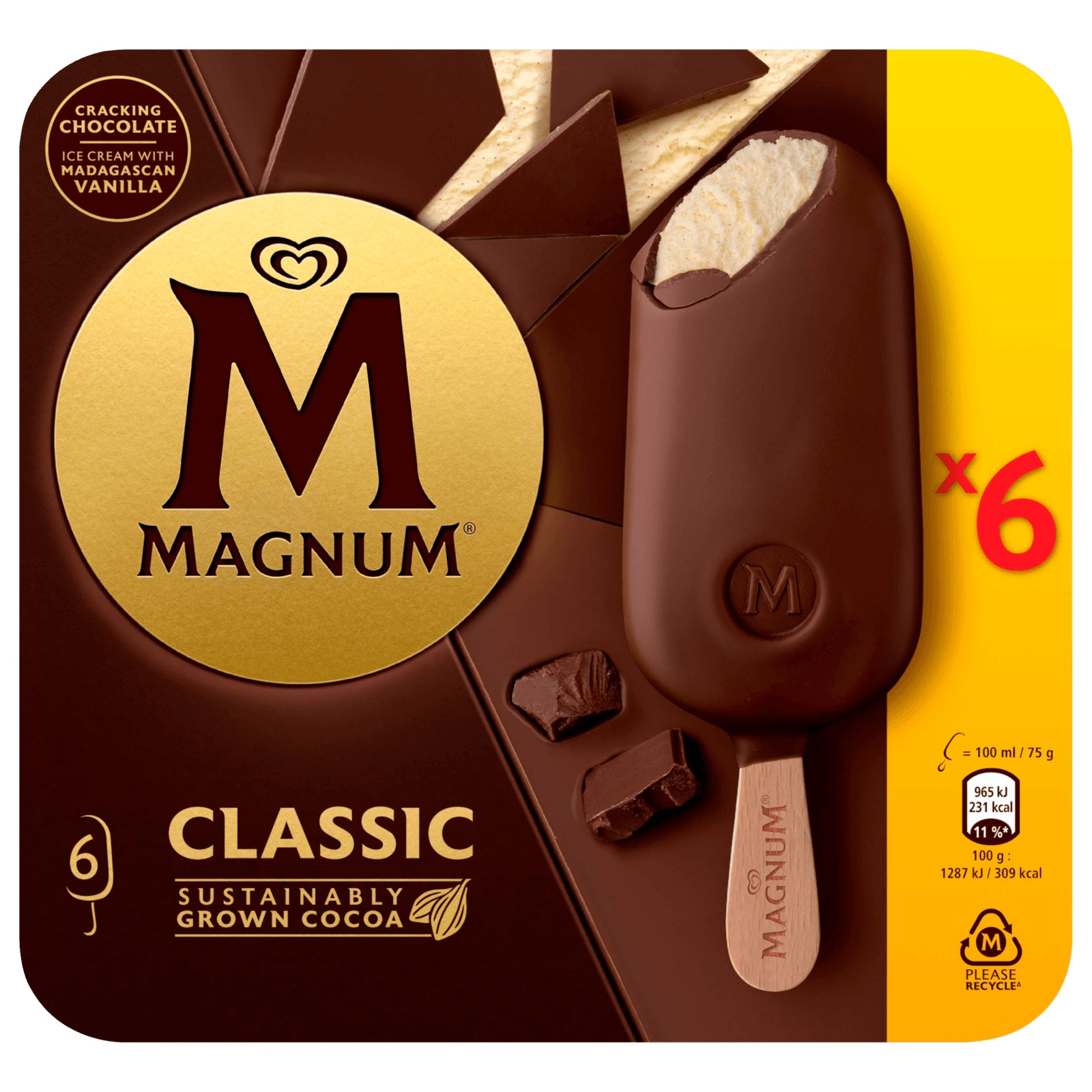 Magnum Eis Classic 6x100ml