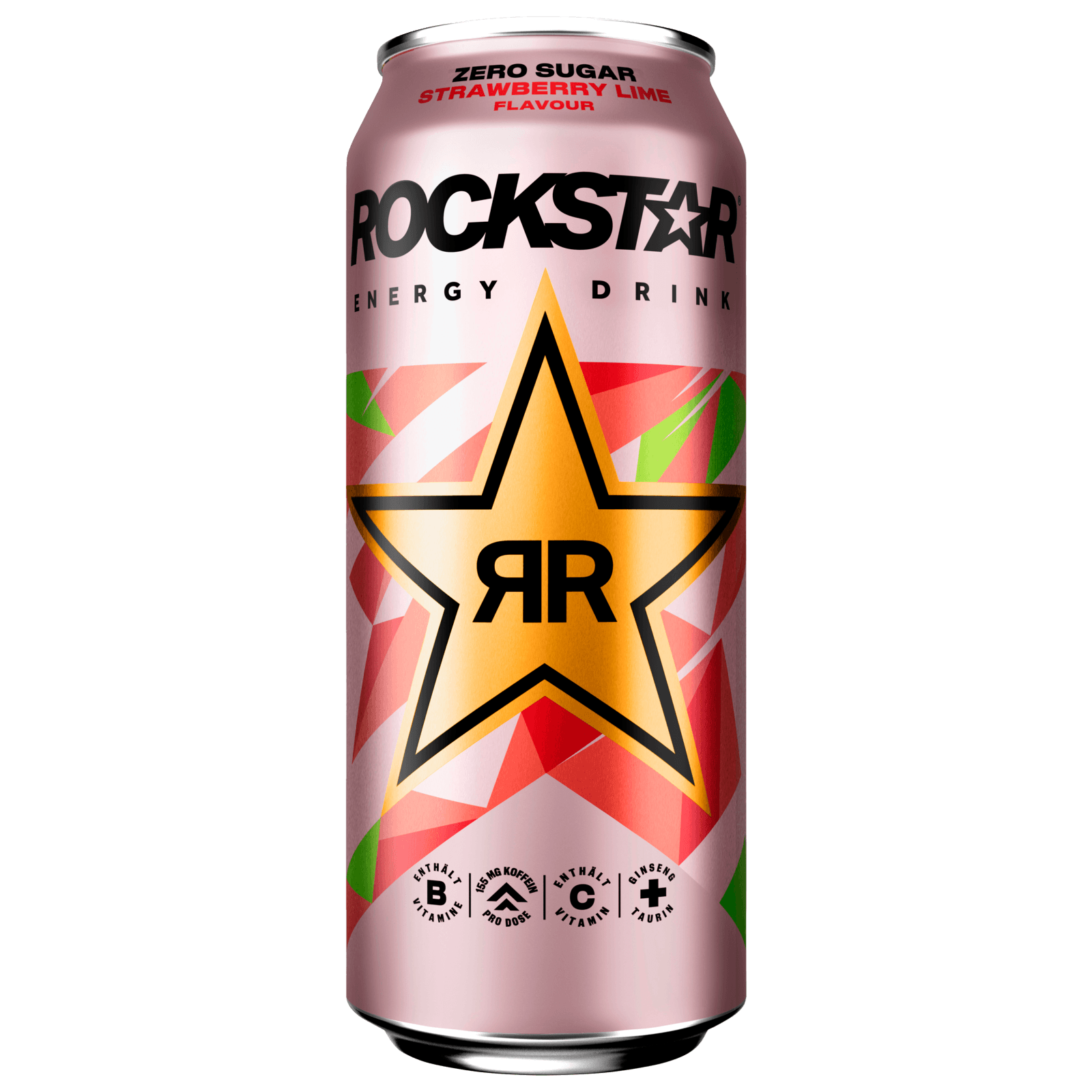 Rockstar Strawberry Lime Zero Sugar 0,5l