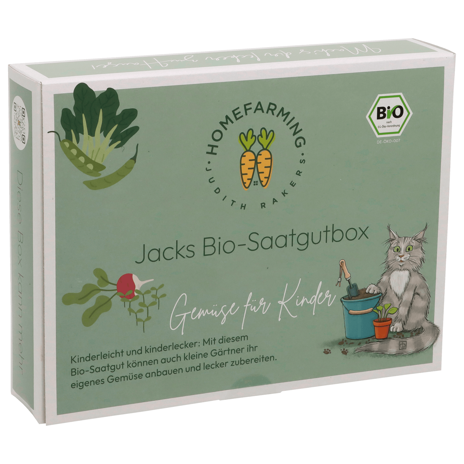 Homefarming Jacks Bio-Saatgutbox Gemüse für Kinder