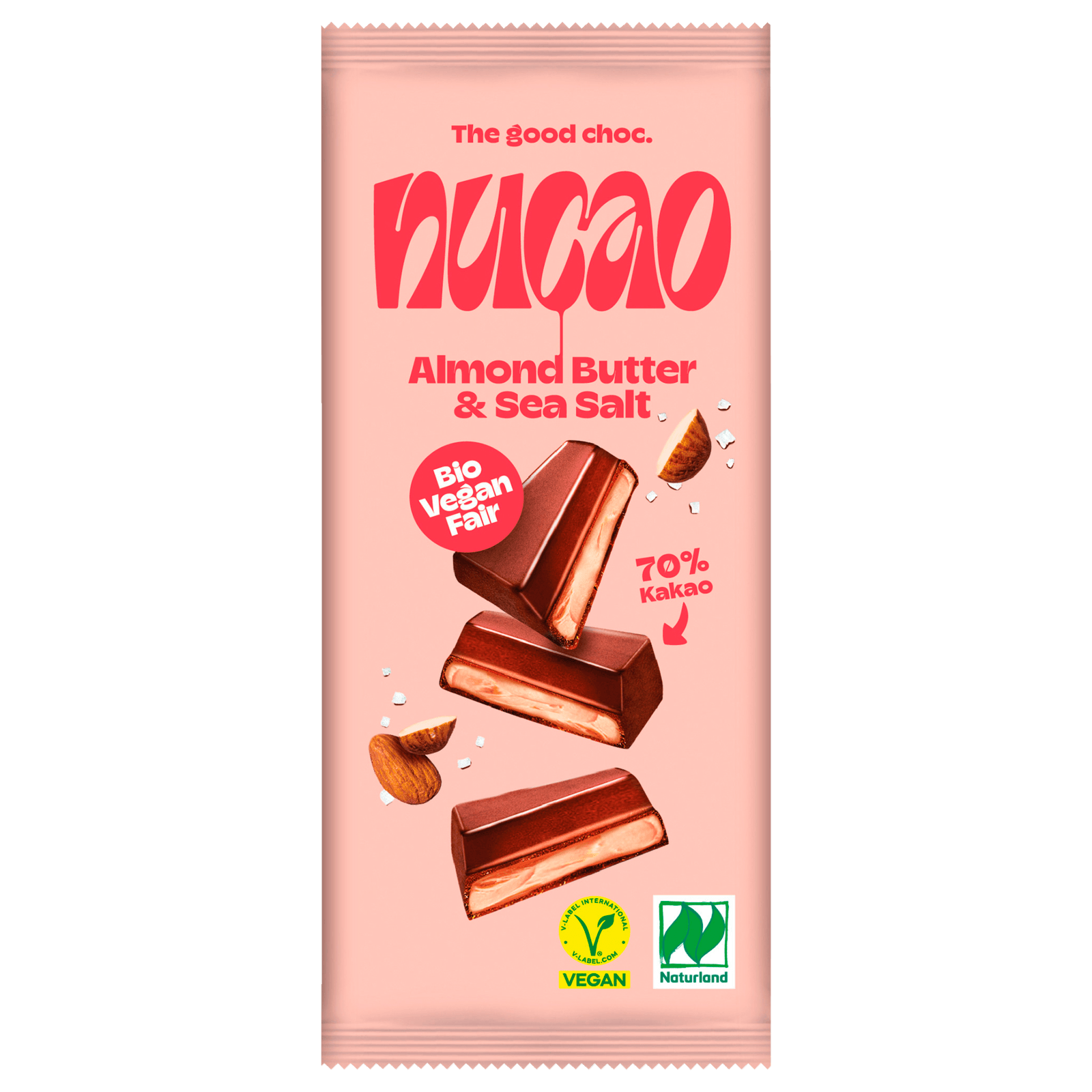 Nucao Bio Almond Butter & Sea Salt Schokolade vegan 125g