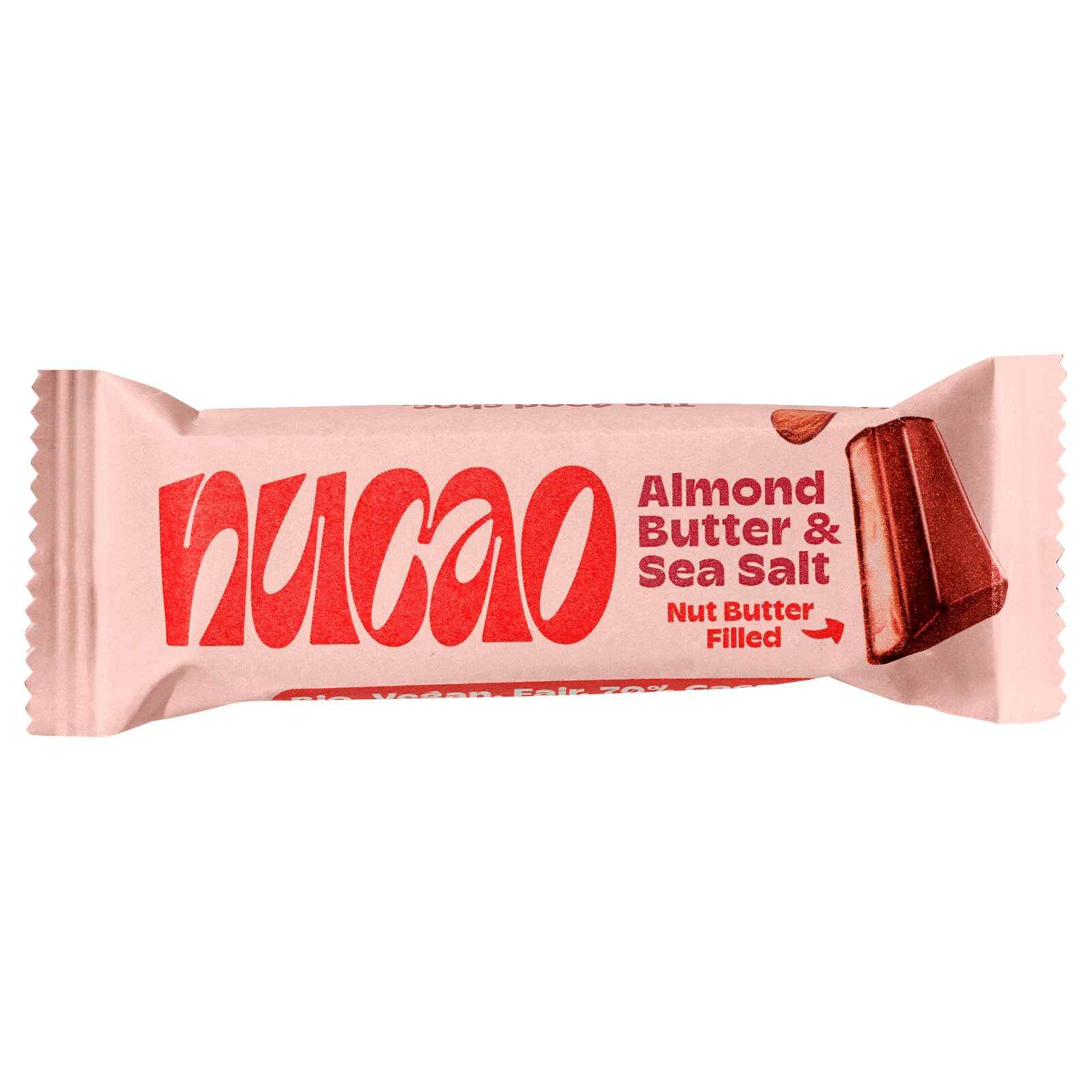 Nucao Bio Schokoriegel Almond Butter & Sea Salt 33g