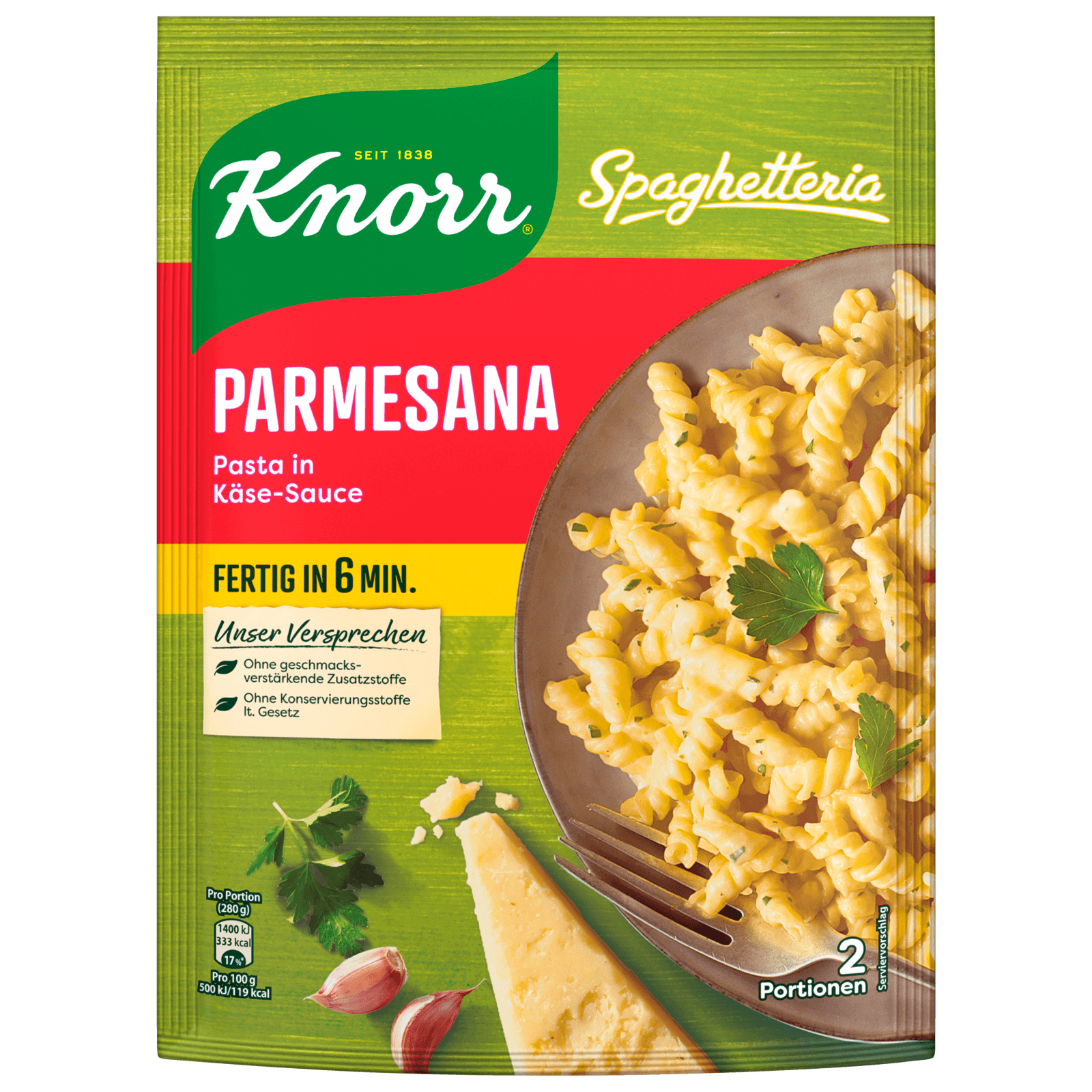 Knorr Spaghetteria Parmesana 166g Bei Rewe Online Bestellen