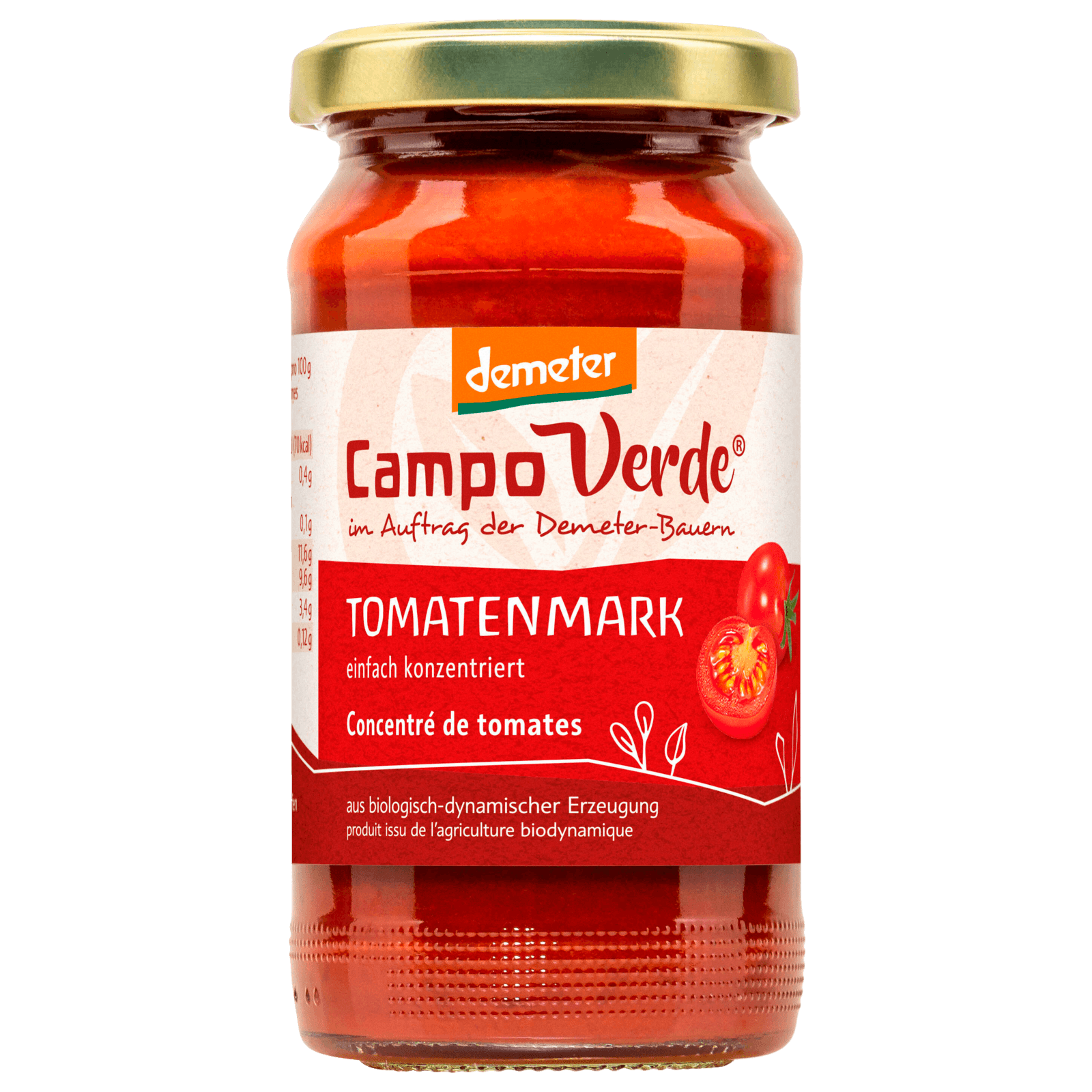 Campo Verde Bio Demeter Tomatenmark 200g