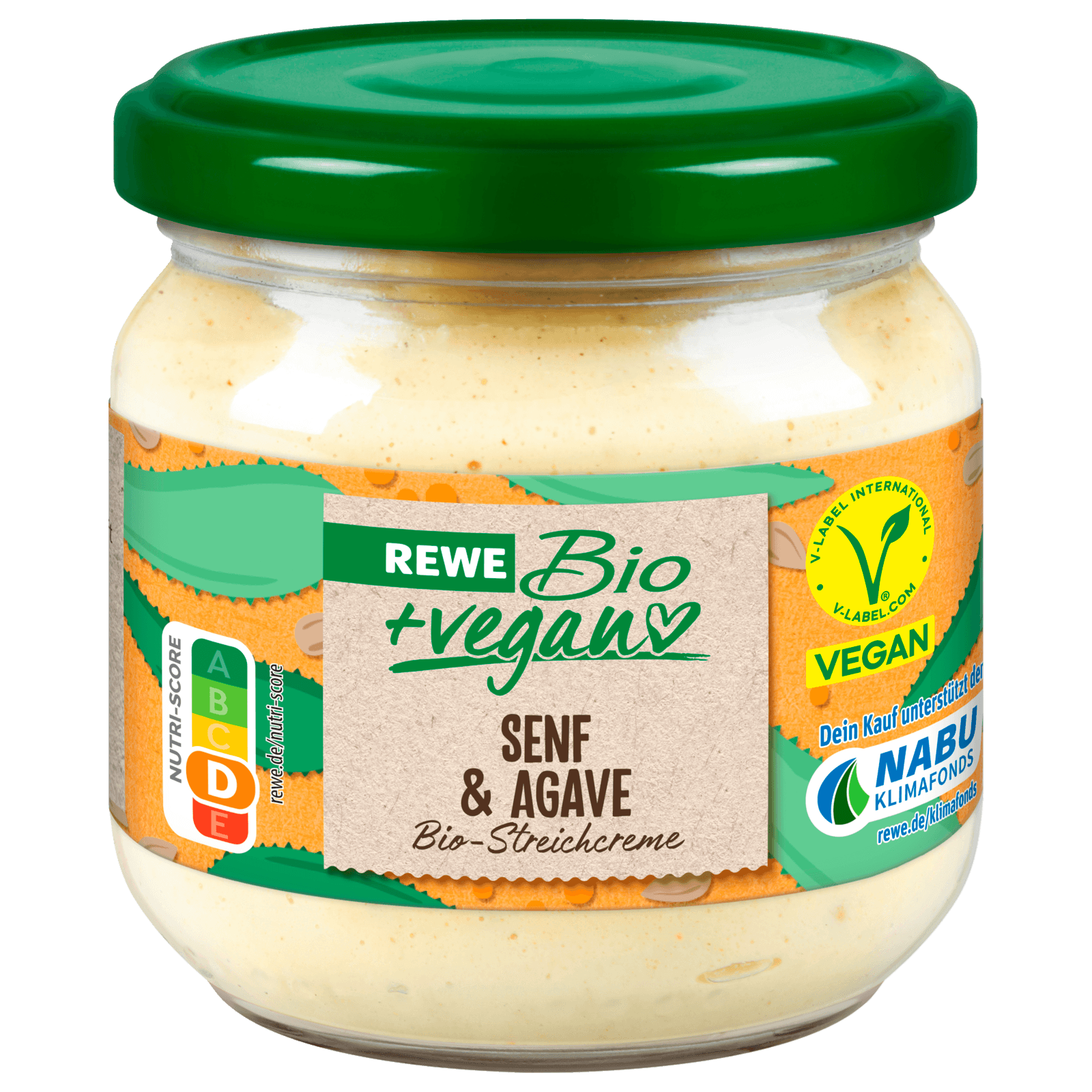 REWE Bio Streichcreme Senf + Agave vegan 180g