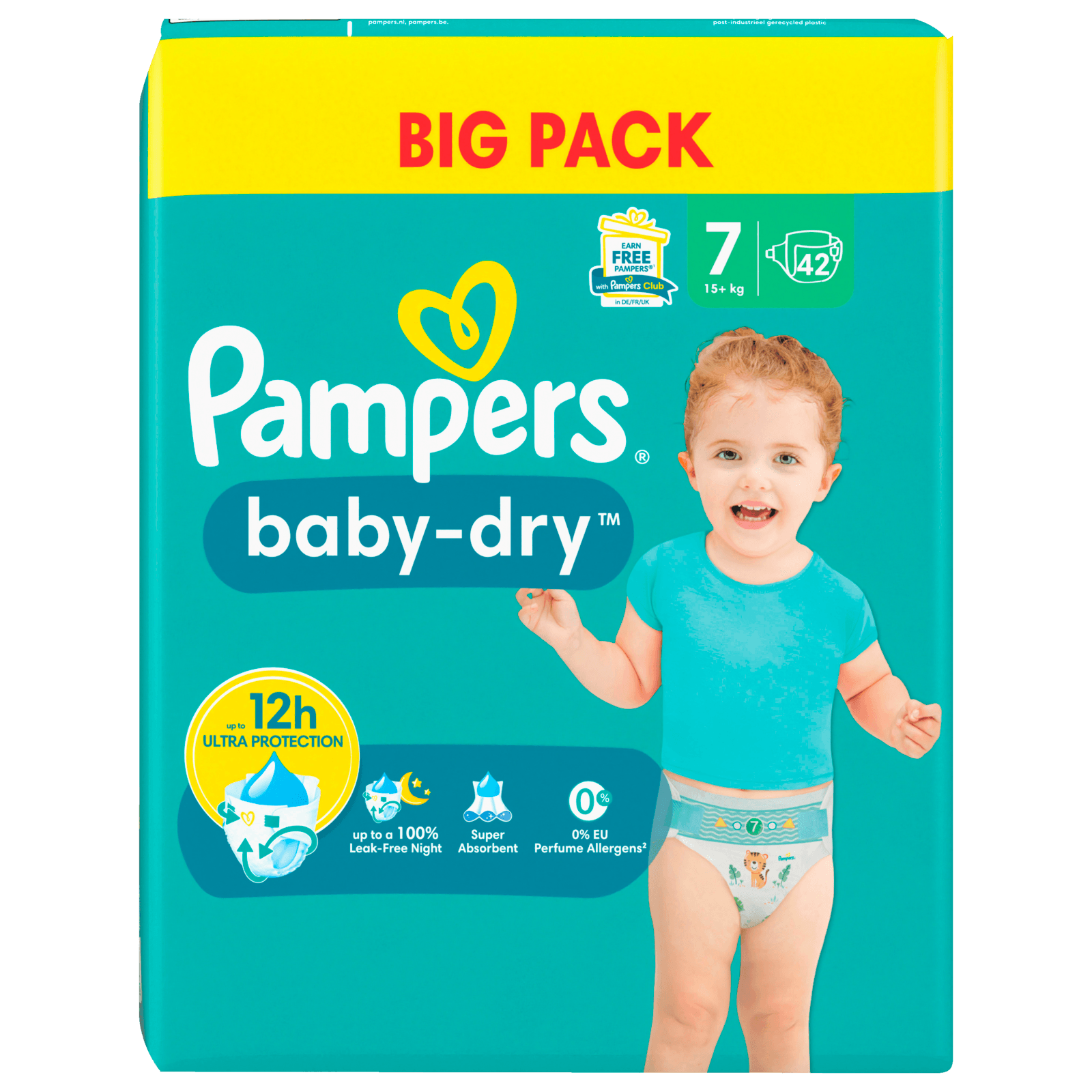 Pampers Baby-Dry Windeln Gr.7 15+kg 42 Stück