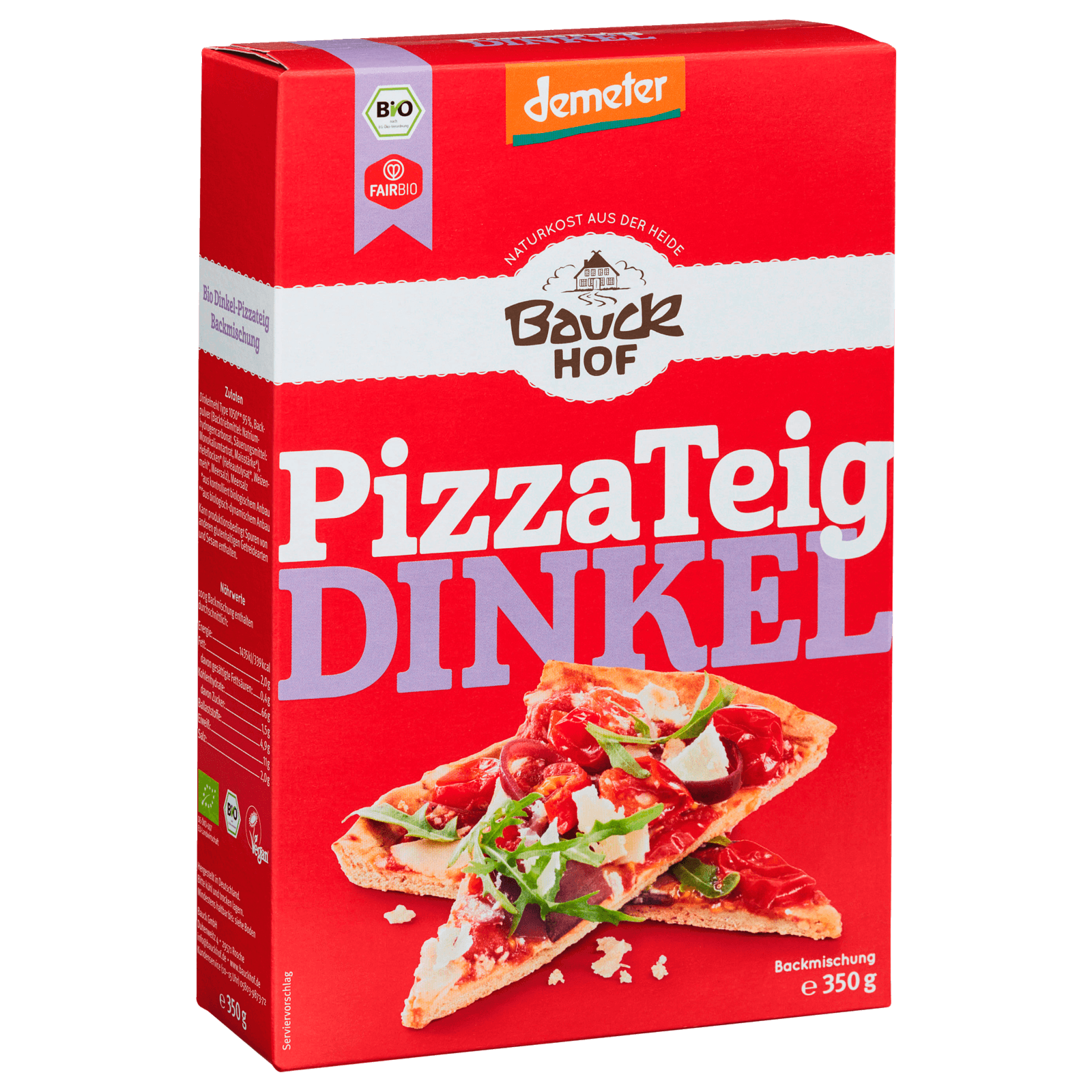 Bauckhof Bio Pizza-Teig Dinkel 350g