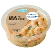  Deutsche See Flusskrebssalat mit Calvados oder Garnelen Mango-Kokos