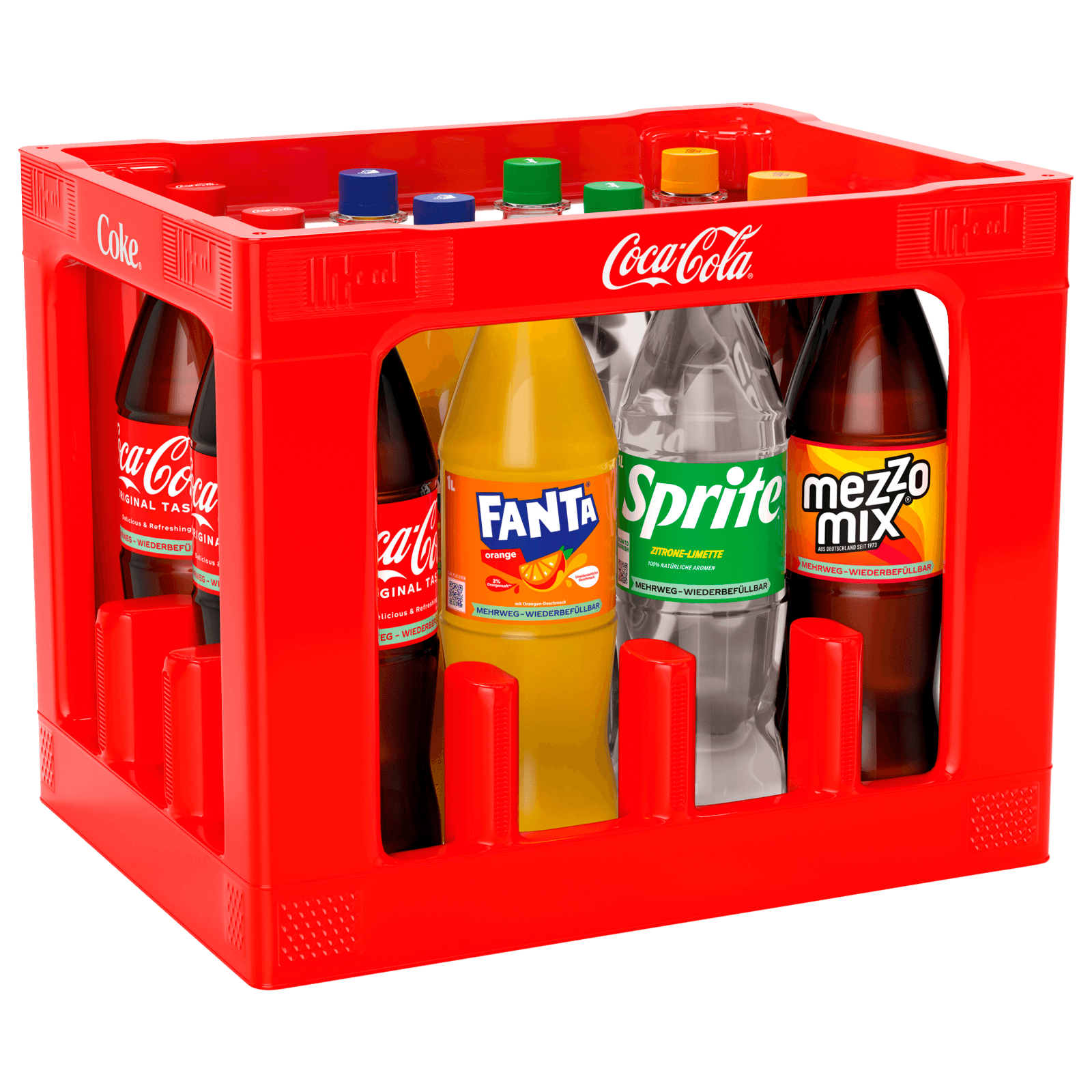 Coca-Cola*, Coca-Cola Zero*, Fanta oder Sprite Mischkasten