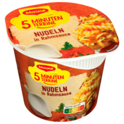 Maggi  5 Minuten Terrine  Nudeln in Rahmsauce