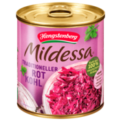 Hengstenberg Mildessa traditioneller Rotkohl oder Mildes Weinsauerkraut