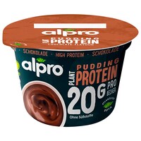  Alpro High Protein Soja Rote Beere oder High Protein Schoko Pudding