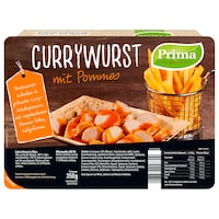  Prima Menü Currywurst mit Pommes