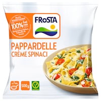 Frosta Hühnerfrikassee oder Pappardelle Creme Spinaci