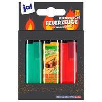  ja! Feuerzeug 3 Stück