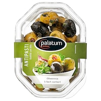  Palatum Antipasti Olivenmix oder Paprini mit Frischkäse